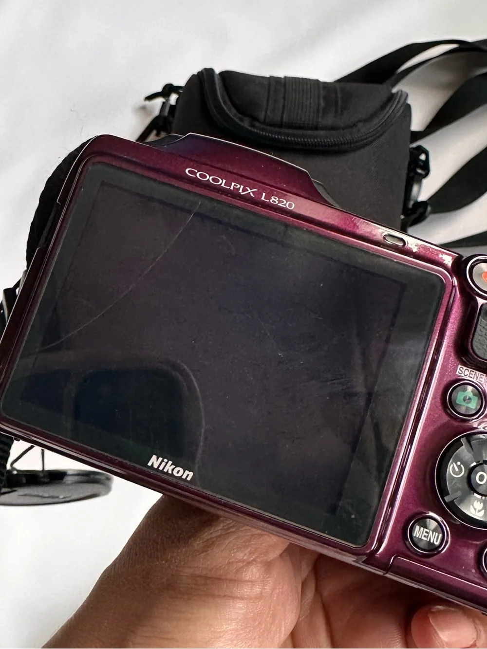 Nikon Digital Camera - Black and Deep Burgundy